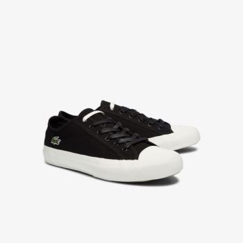 Lacoste Topskill Cotton Canvas Sneakers Pánské - Tenisky Černé / Šedé | CZ-Icfe1k